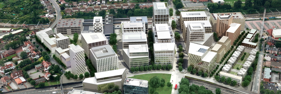 Friargate view from city